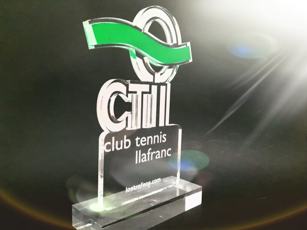 Trofeos de tenis Club Llafranc