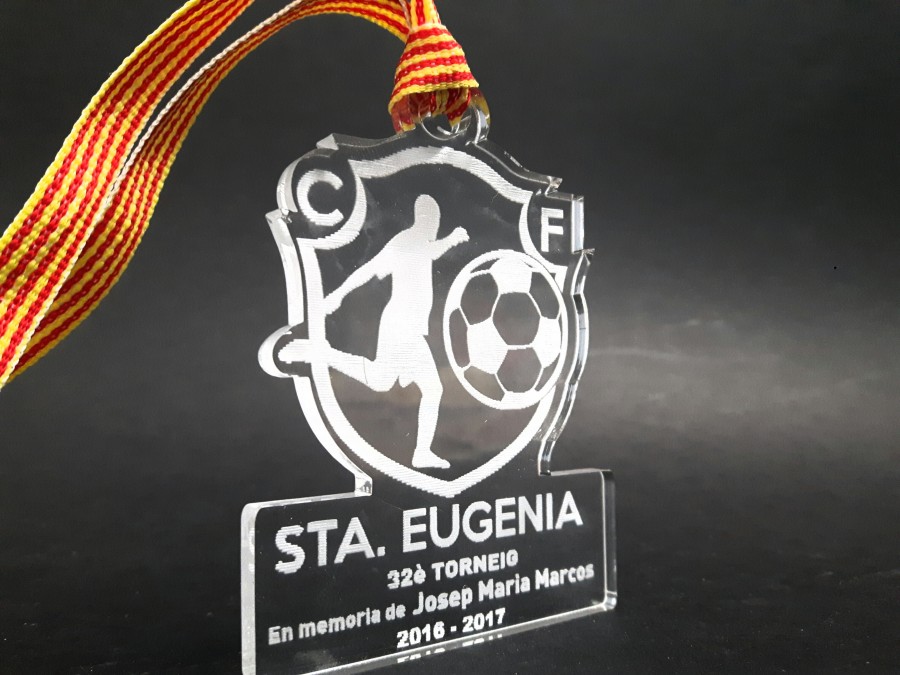 Medalla Personalizada de Metacrilato con Logo