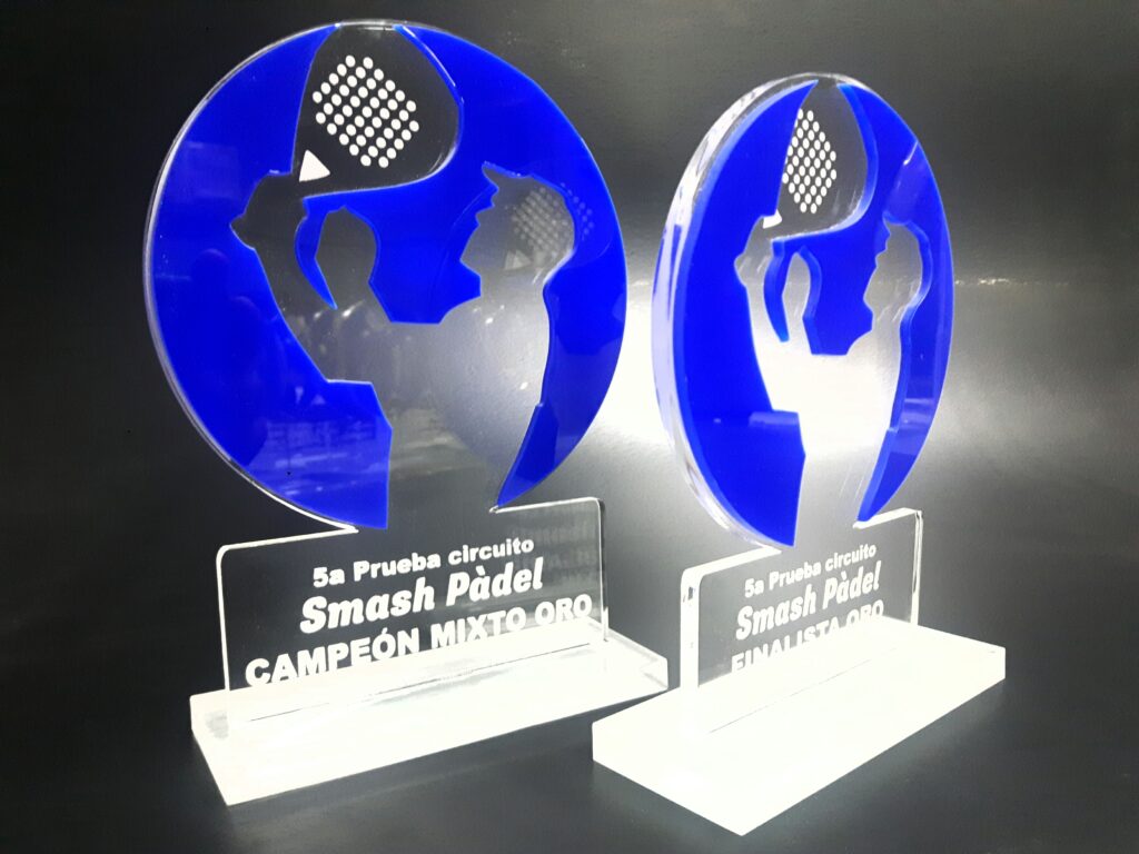 Trofeos de Pádel personalizados Samsh Pádel